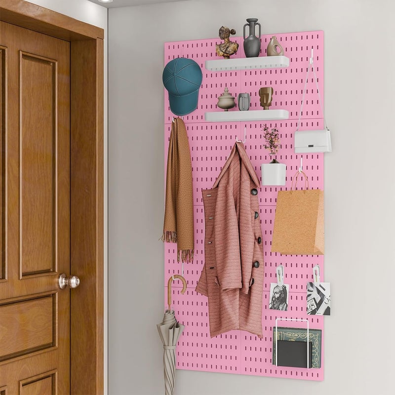 RIVTUN 22"x44" Plastic Pegboard Panels Durable Modular Organizer Boards for Wall Storage, Garage, Workshop & Craft Room – Lightweight & Easy to Install - Image 3